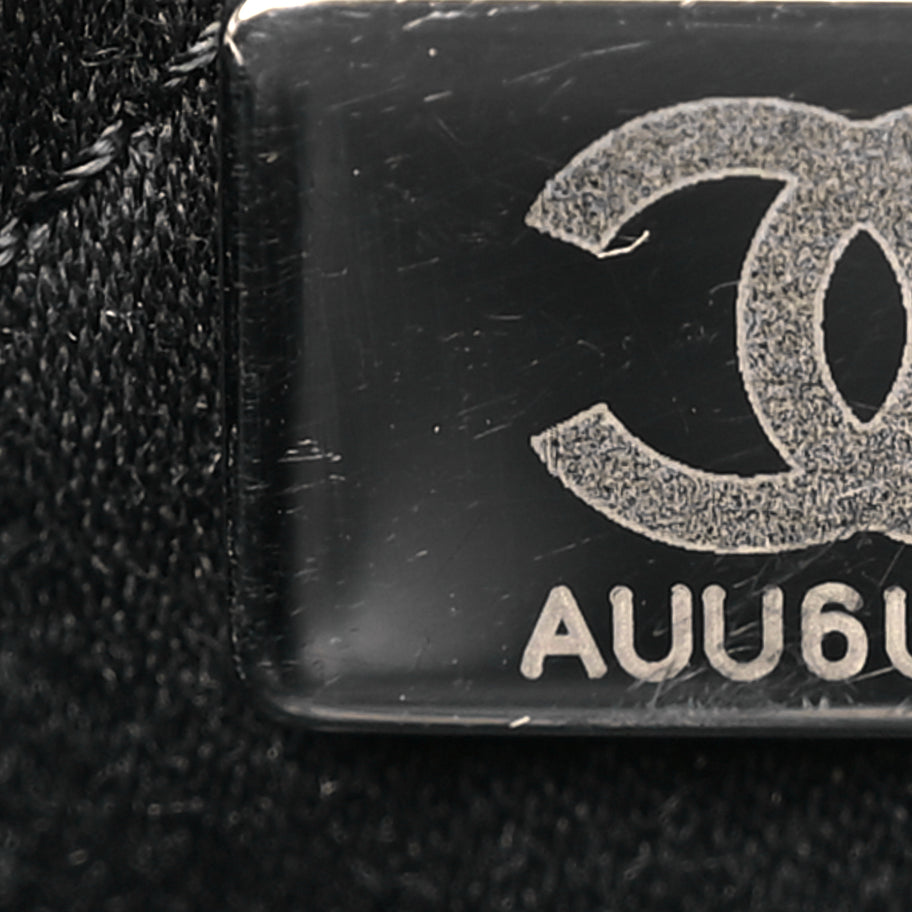 Chanel Chanel 22 handbag Shiny Calfskin & silver Tone Metal  Black Image 7