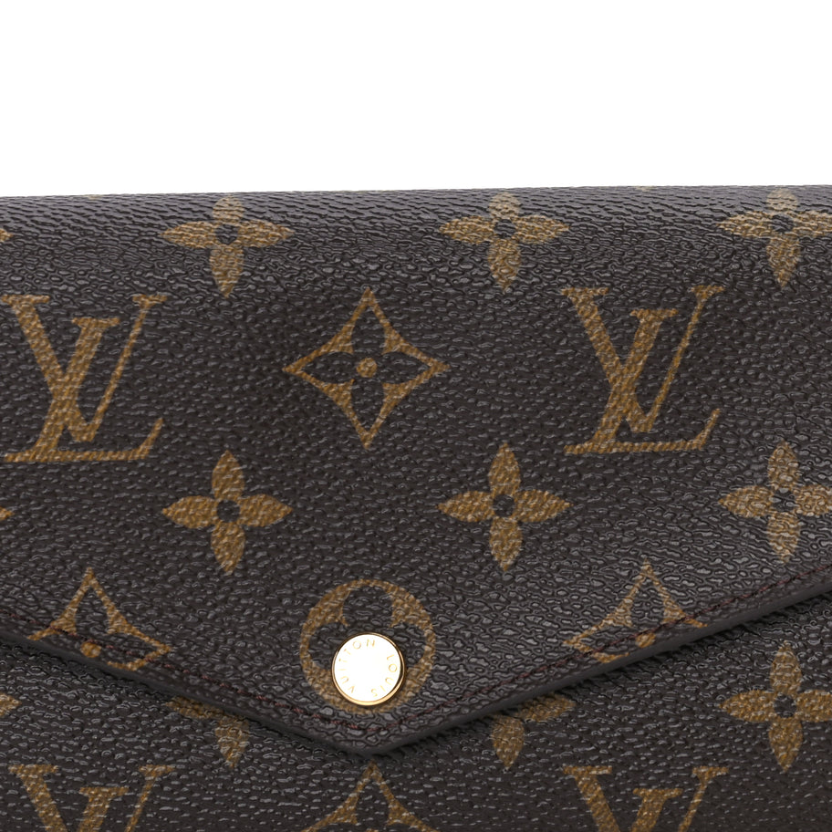 Louis Vuitton Monogram Sarah Wallet NM Brown Image 3