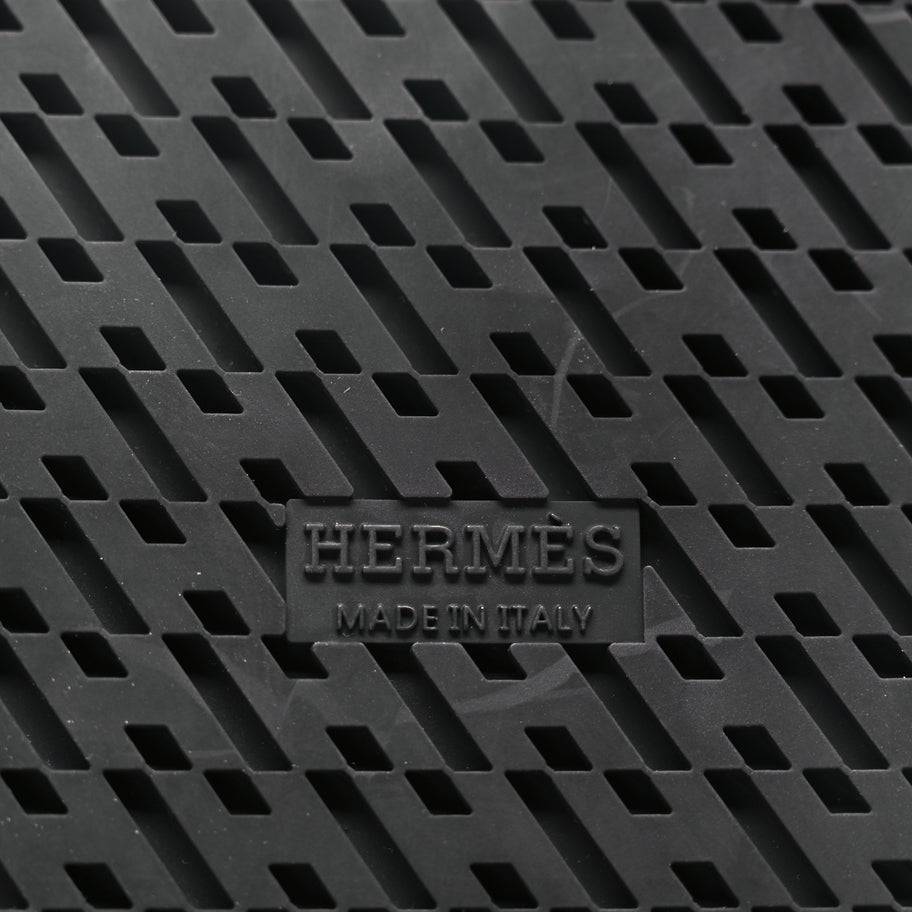 Hermes Calfskin Chypre Sandals 38.5 Ecorce Image 7