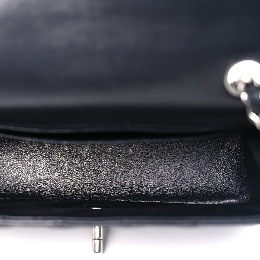 Chanel Lambskin Quilted Mini Rectangular Flap Black Image 4