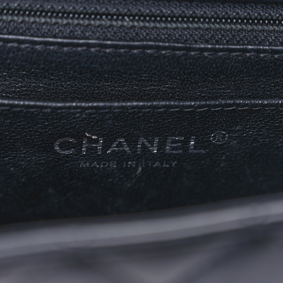 Chanel Lambskin Quilted Mini Rectangular Flap Black Image 5
