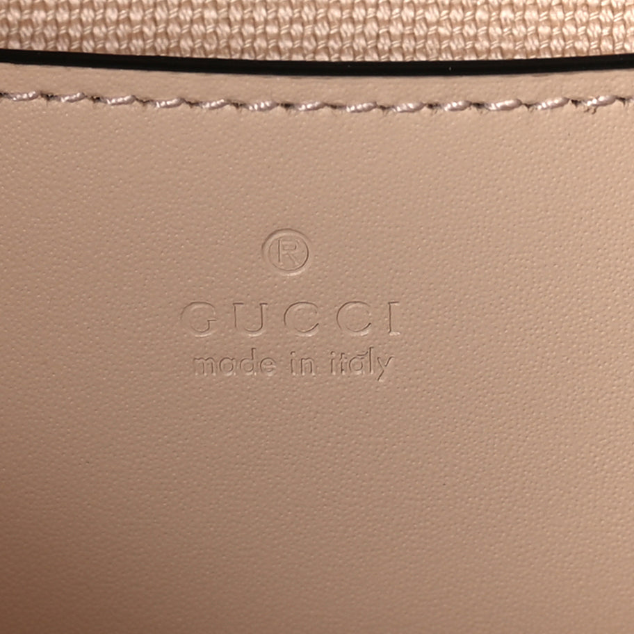 Gucci Calfskin GG Super Mini Shoulder Bag  Beige Image 5
