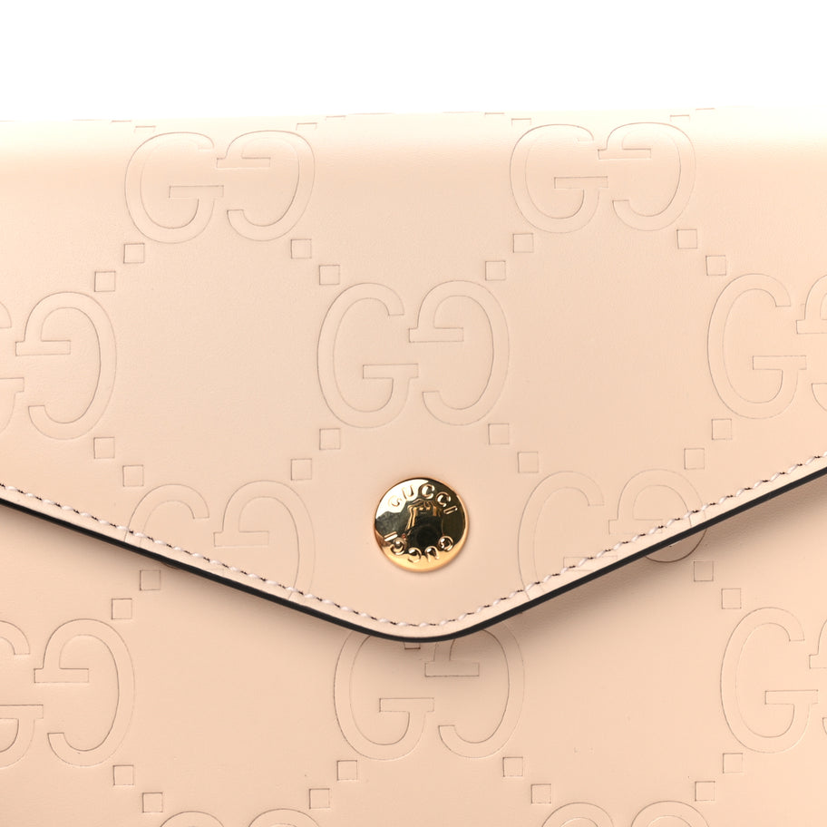 Gucci Calfskin GG Super Mini Shoulder Bag  Beige Image 6