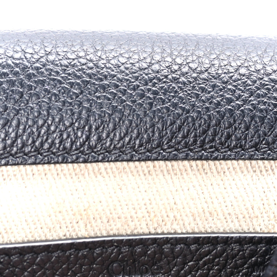 Chloe Calfskin Mini Marcie Round Crossbody Bag  Black Image 5