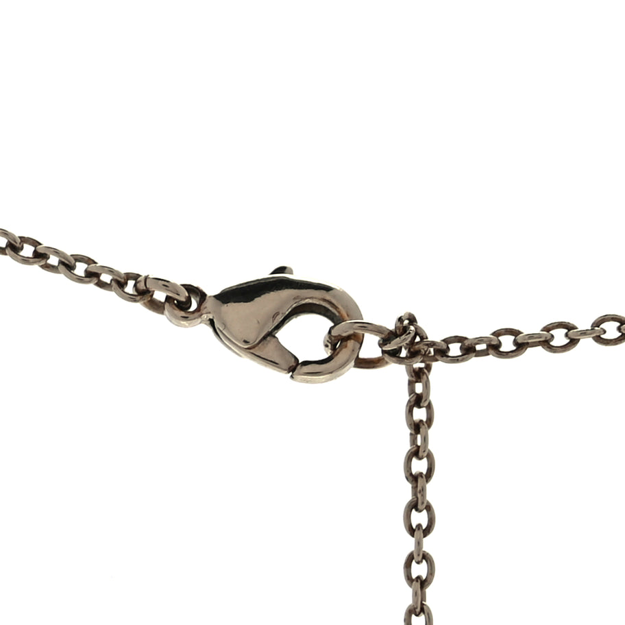 Christian Dior Metal Crystal Clair D Lune Necklace Gold Image 4
