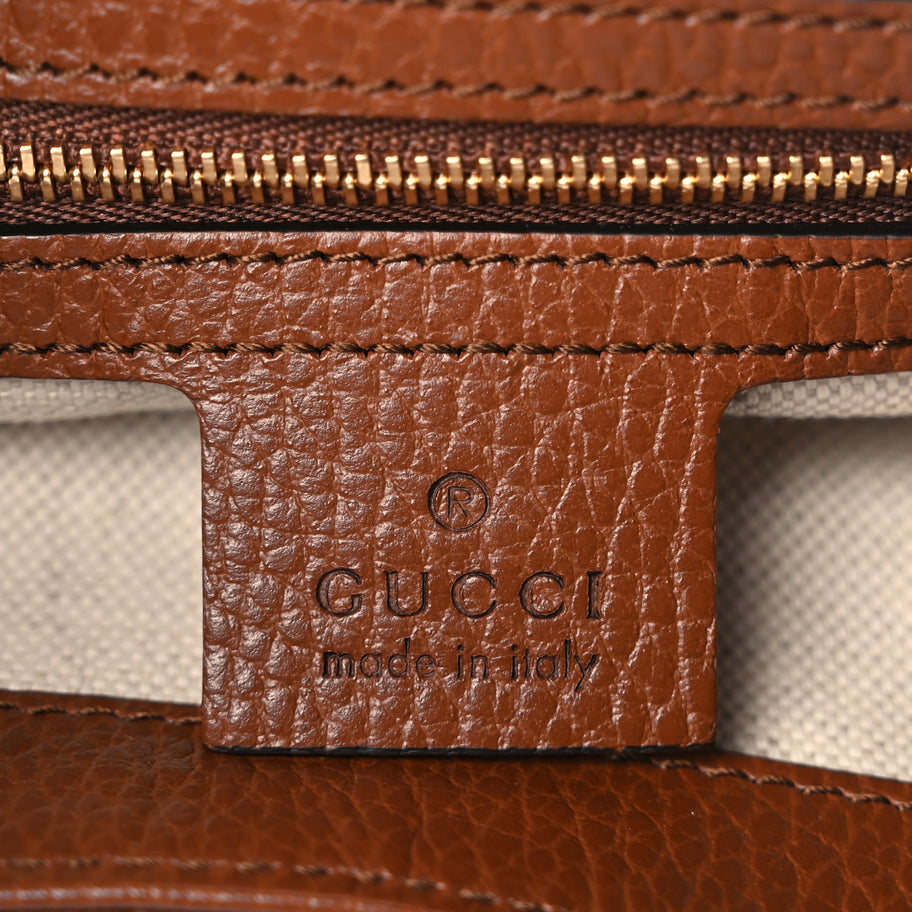 Gucci New Denim GG Monogram Calfskin Small Jackie 1961 Hobo Blue Tea Cuir Image 5