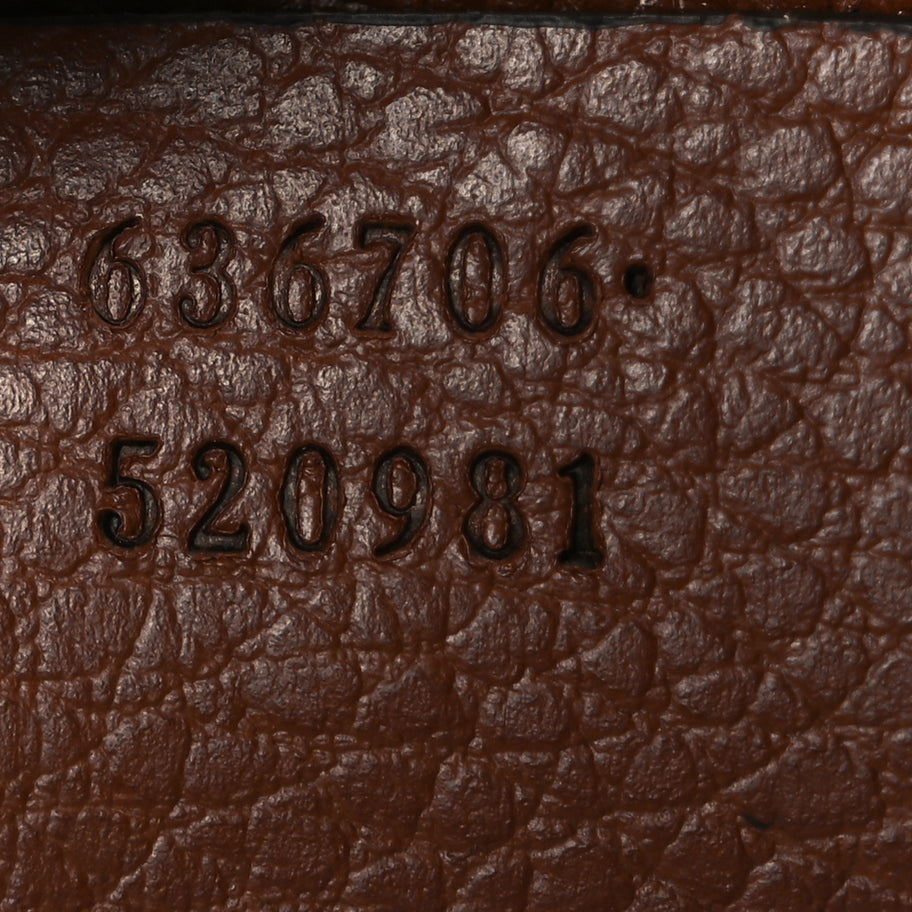 Gucci New Denim GG Monogram Calfskin Small Jackie 1961 Hobo Blue Tea Cuir Image 6