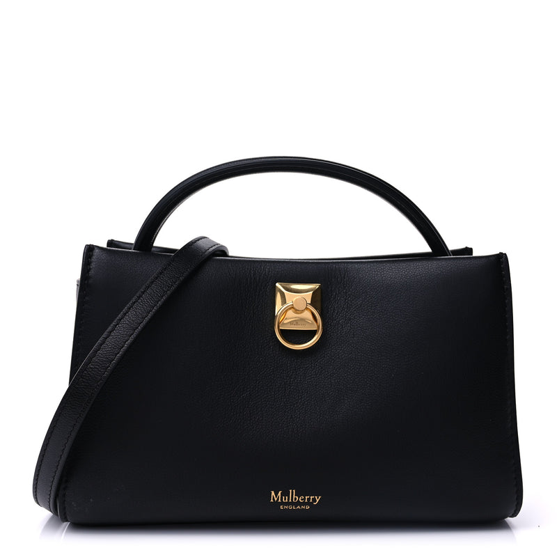  Mulberry Micro Classic Grain Mini Iris Tote Black