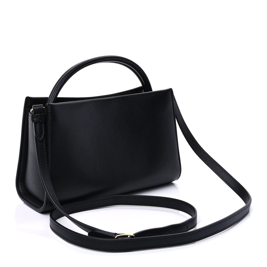 Mulberry Micro Classic Grain Mini Iris Tote Black Image 2
