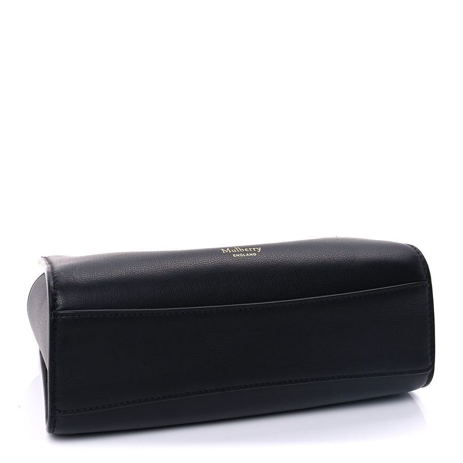 Mulberry Micro Classic Grain Mini Iris Tote Black Image 3