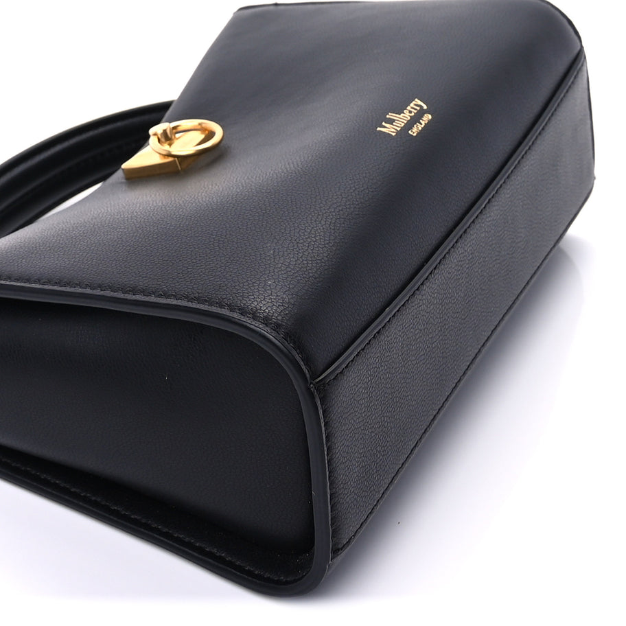 Mulberry Micro Classic Grain Mini Iris Tote Black Image 8