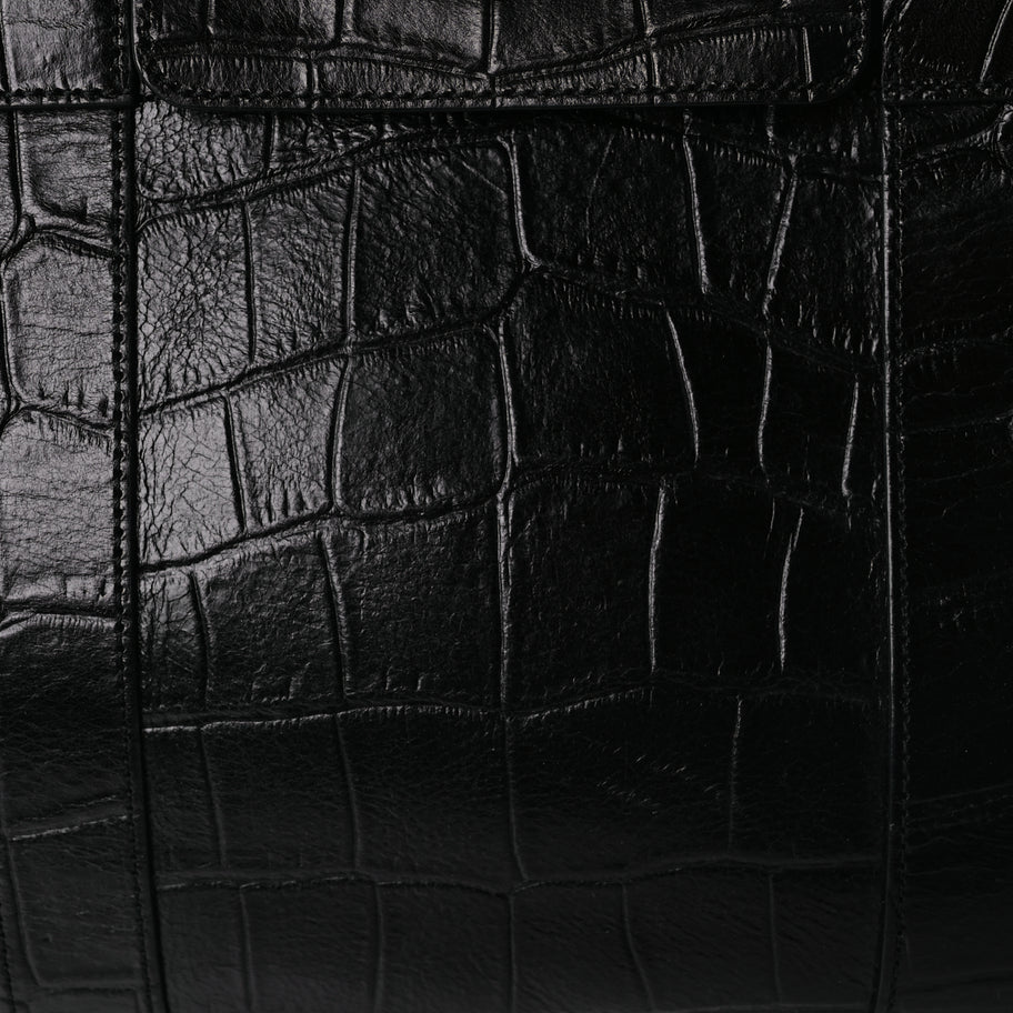 Mulberry Calfskin Crocodile Embossed Bayswater Black Image 6