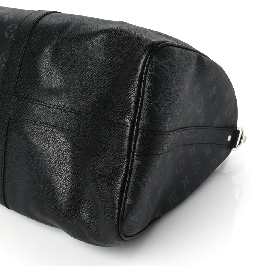 Louis Vuitton Taiga Monogram Eclipse Keepall Bandouliere 50 Image 8