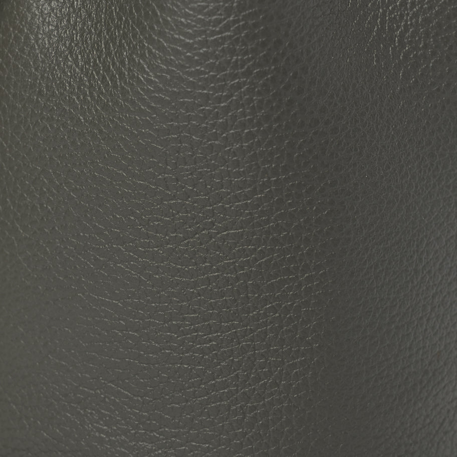 Chloe Grained Calfskin Micro Marcie Bucket Bag Elephant Grey Image 6