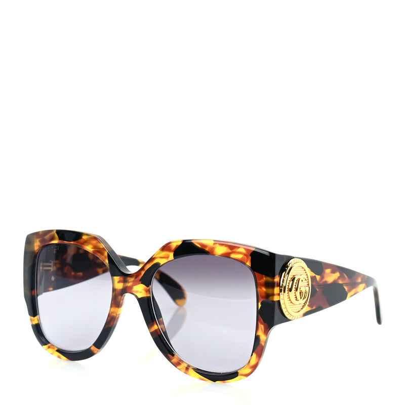  Gucci Acetate Square Frame Sunglasses GG1407S  Tortoiseshell