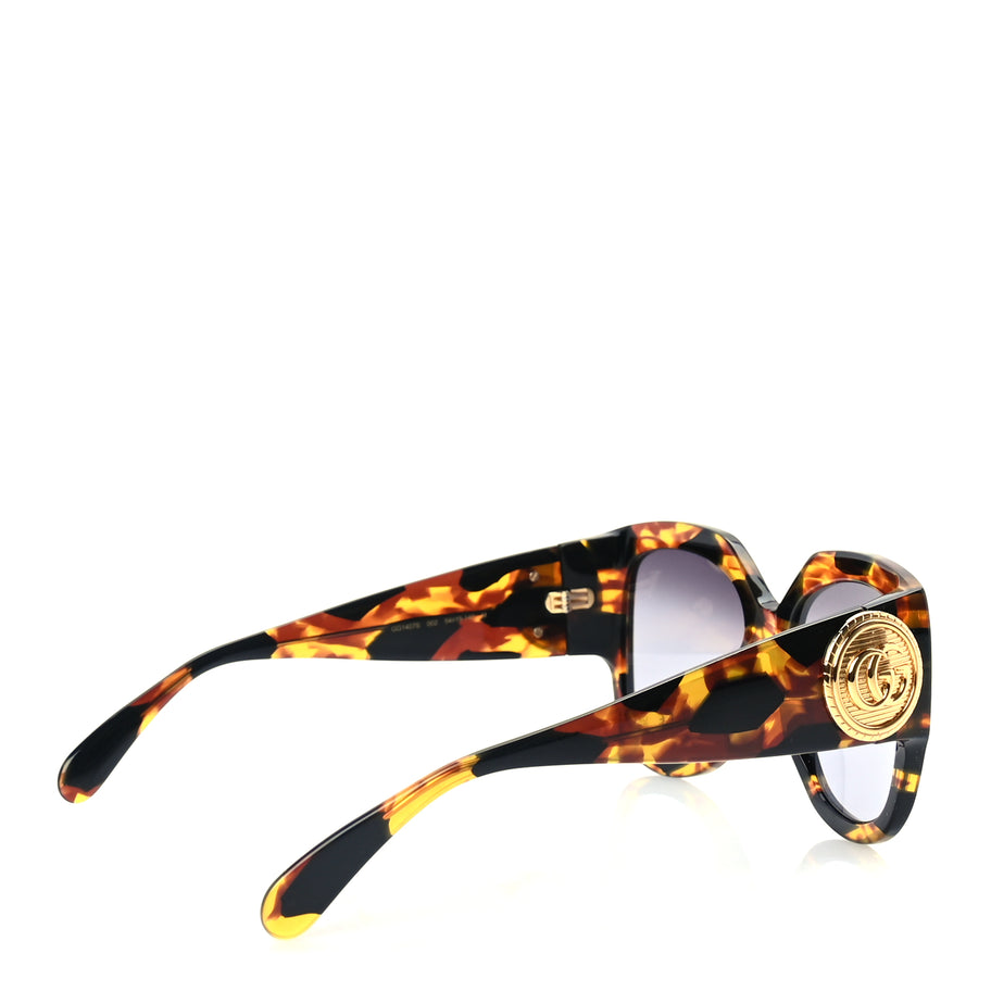 Gucci Acetate Square Frame Sunglasses GG1407S  Tortoiseshell Image 3