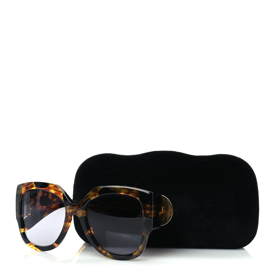 Gucci Acetate Square Frame Sunglasses GG1407S  Tortoiseshell Image 7