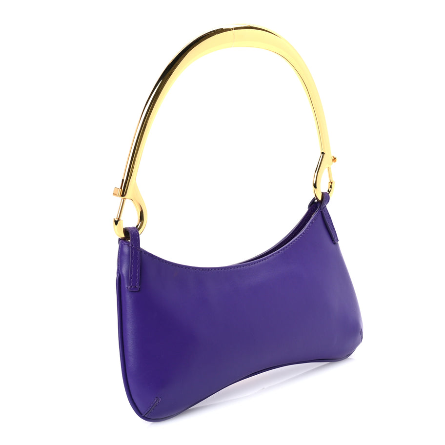 Jacquemus Smooth Calfskin Le Bisou Mousqueton  Purple Image 2