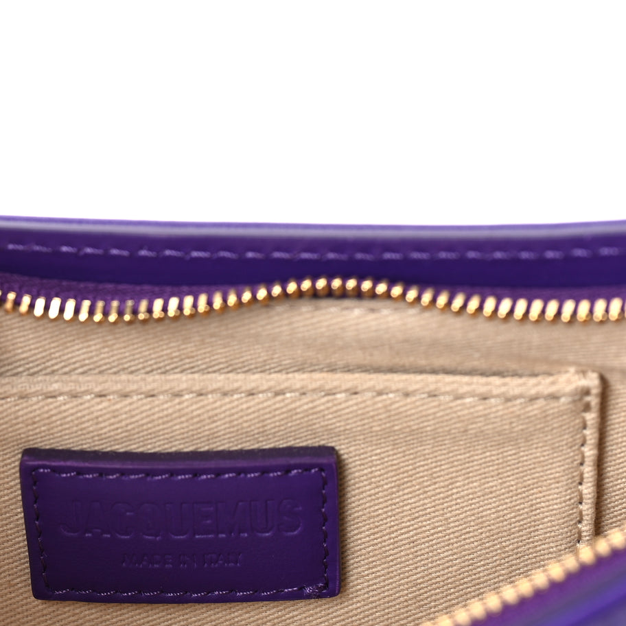 Jacquemus Smooth Calfskin Le Bisou Mousqueton  Purple Image 5