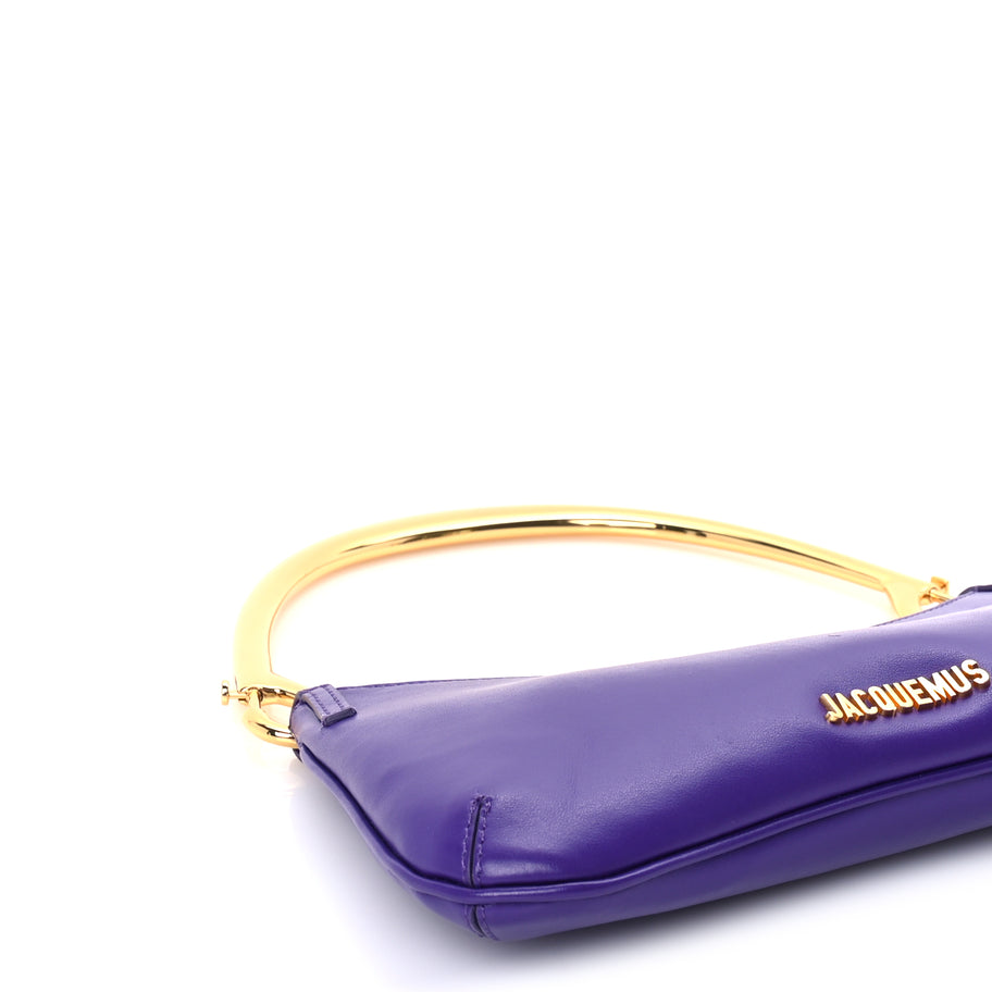 Jacquemus Smooth Calfskin Le Bisou Mousqueton  Purple Image 7