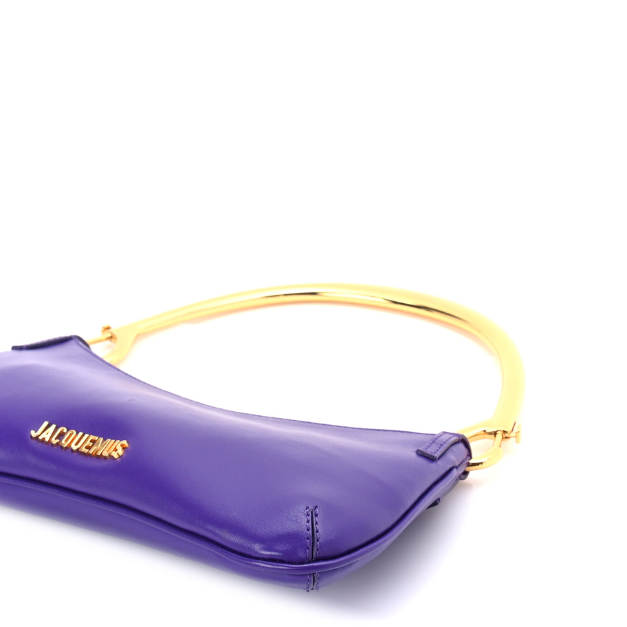 Jacquemus Smooth Calfskin Le Bisou Mousqueton  Purple Image 8