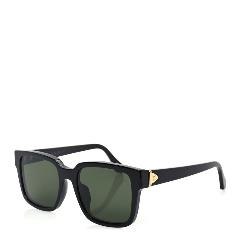  Louis Vuitton Acetate LV Square Sunglasses Z1692W  Black