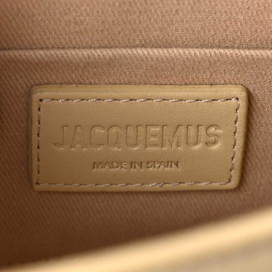 Jacquemus Smooth Calfskin Le Chiquito Noeud Beige Image 5