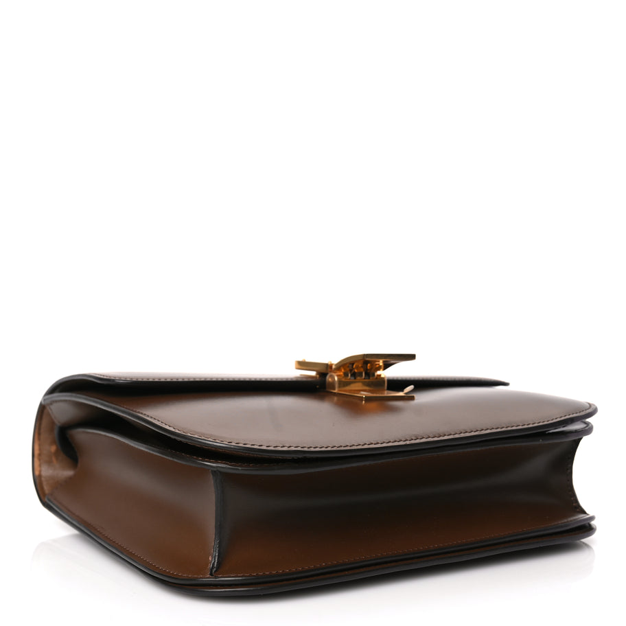 Celine Box Calfskin Medium Classic Box Flap Bag Camel Image 3