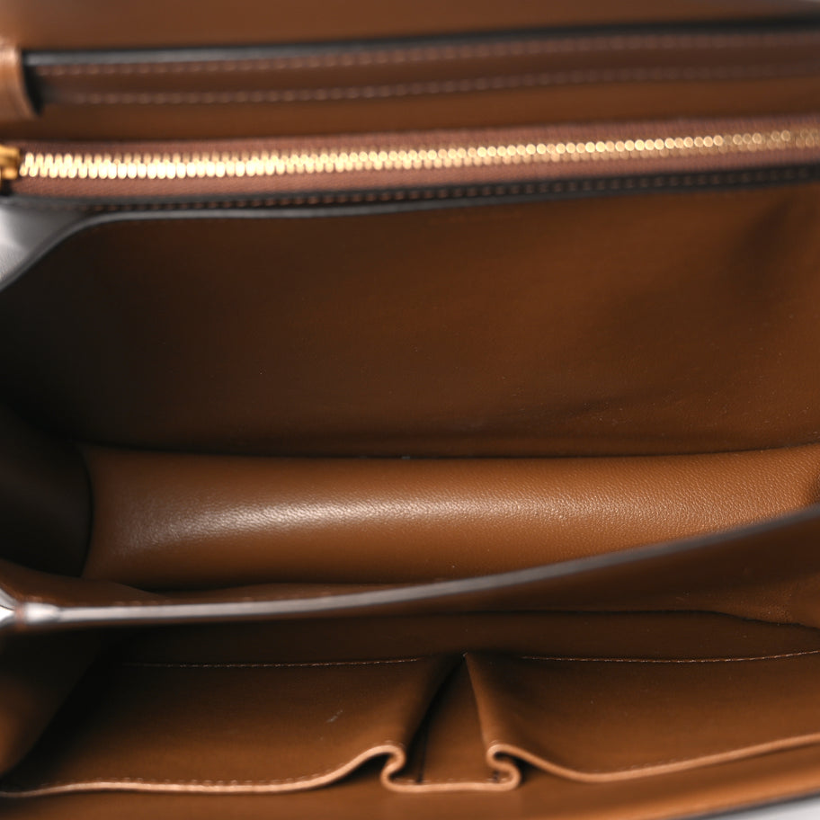 Celine Box Calfskin Medium Classic Box Flap Bag Camel Image 4