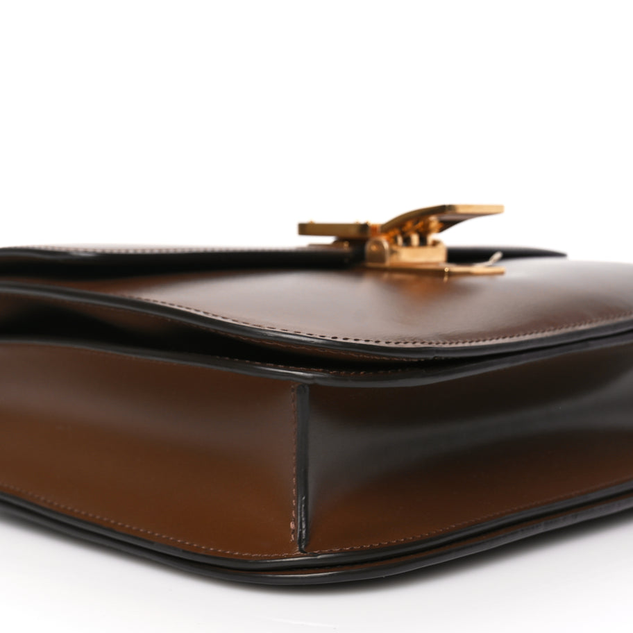 Celine Box Calfskin Medium Classic Box Flap Bag Camel Image 7