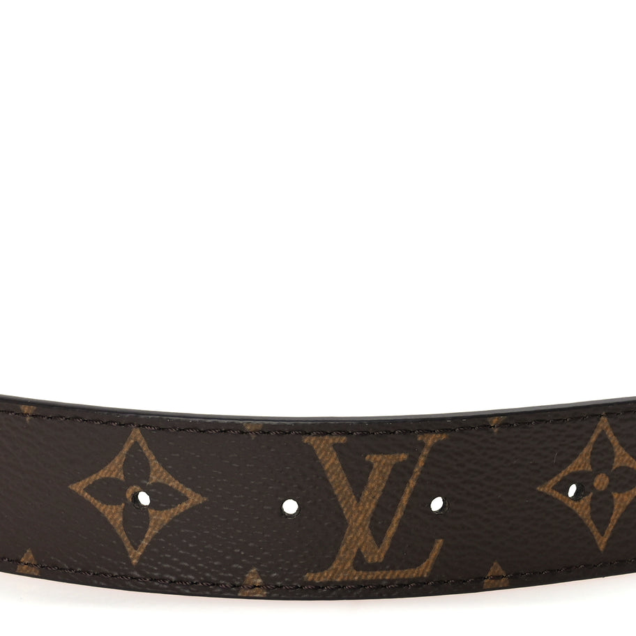 Louis Vuitton Monogram 30mm LV Initiales Reversible Belt 80 32 Coquelicot Image 4