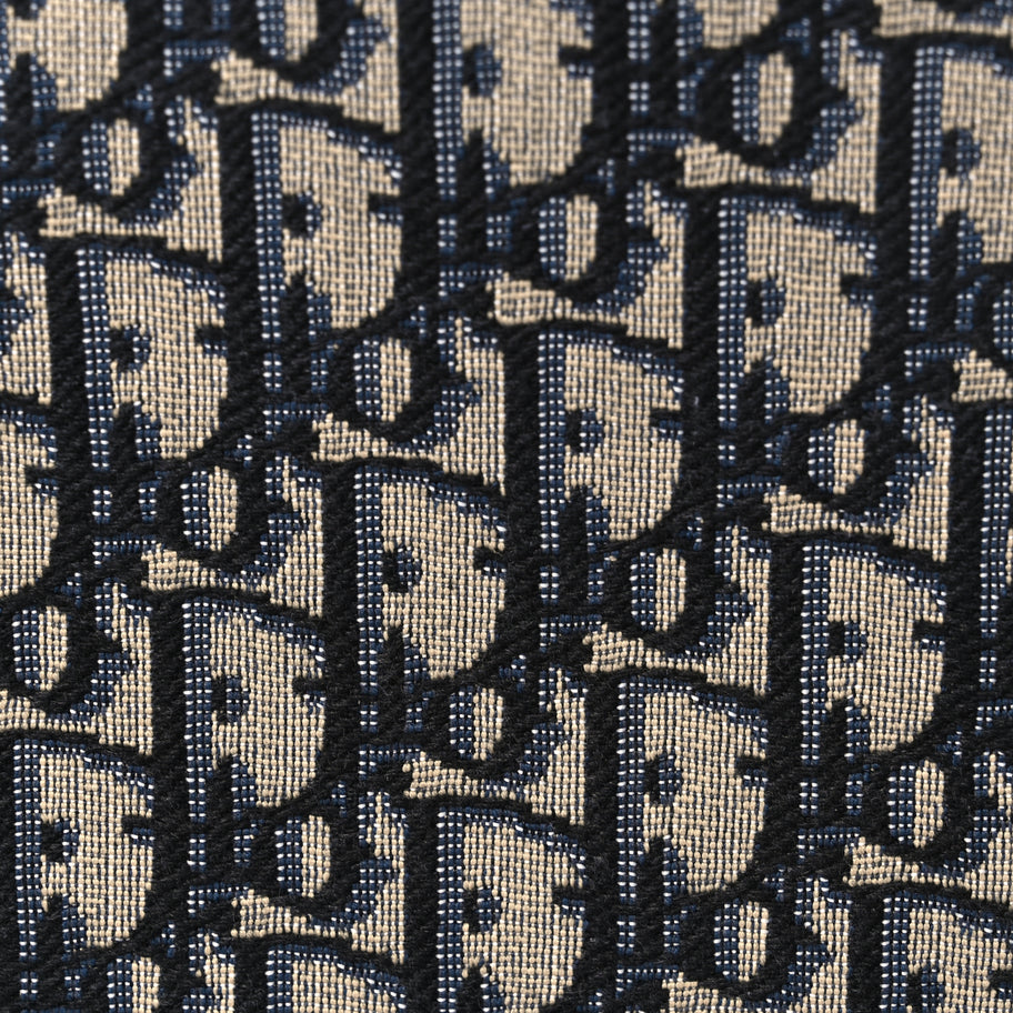 Christian Dior Oblique Calfskin Medium C'est Dior Bucket Bag Blue Image 6