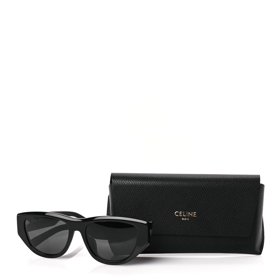 Celine Acetate Sunglasses CL40278U Black Image 7