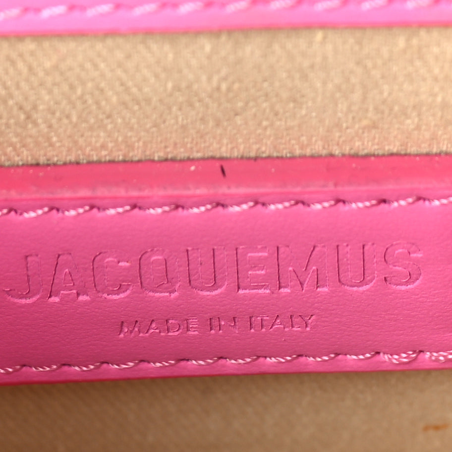 Jacquemus Smooth Calfskin Mini Le Chiquito Neon Pink Image 5