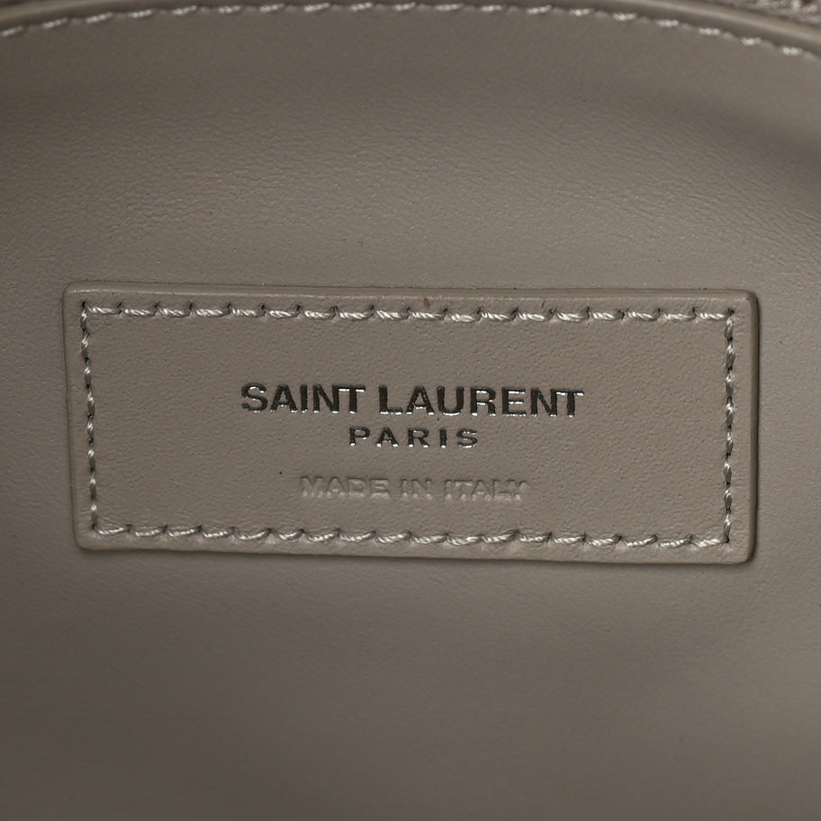 Saint Laurent Smooth Calfskin Small Le 5 A 7 Soft Hobo Sea Salt Image 5