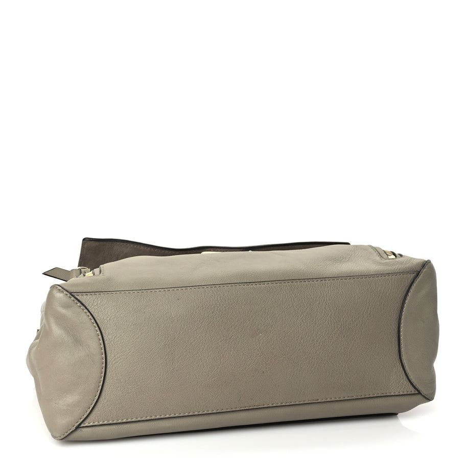 Chloe Calfskin Medium Faye Day Shoulder Bag Motty Grey Image 3