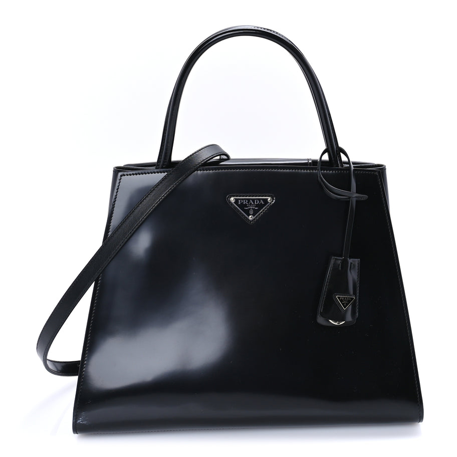 Prada Spazzolato Tote  Black Image 1