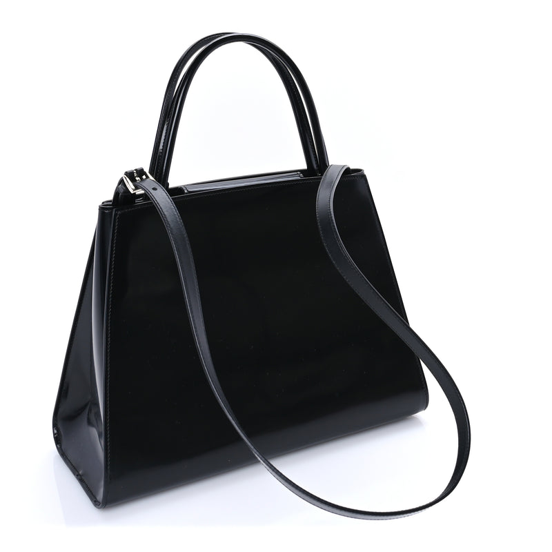  Prada Spazzolato Tote  Black