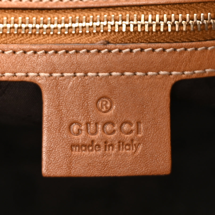 Gucci GG Monogram Medium Charm Tote Light Brown Image 6