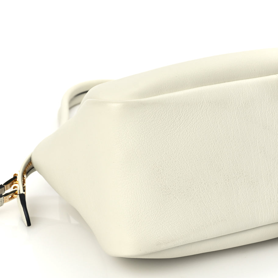 Prada Soft Calfskin Medium Darling Shoulder Bag White Image 7