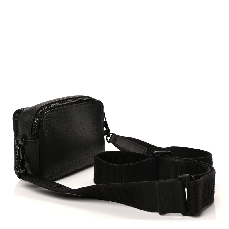  Louis Vuitton Calfskin Aerogram Alpha Wearable Wallet Black