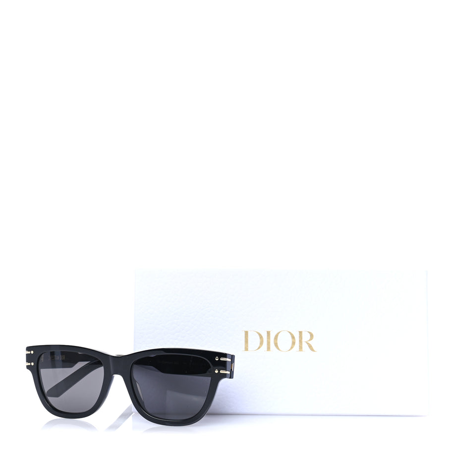 Christian Dior Diorsignature S6U Square Sunglasses  Black Image 7