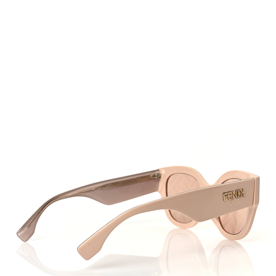 Fendi Acetate FF Cat Eye Sunglasses FF0452/F/S Pink Image 4