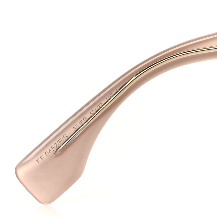 Fendi Acetate FF Cat Eye Sunglasses FF0452/F/S Pink Image 6