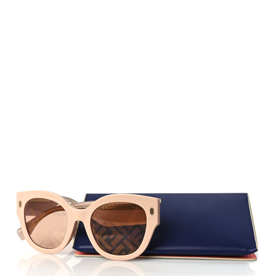 Fendi Acetate FF Cat Eye Sunglasses FF0452/F/S Pink Image 7