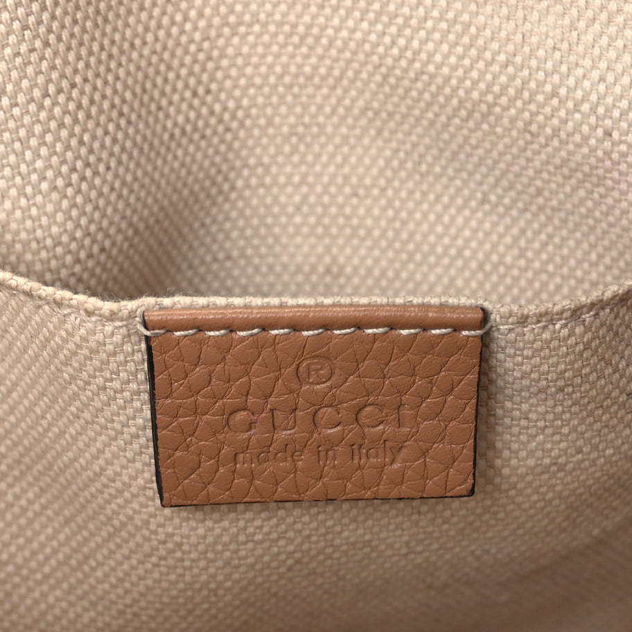 Gucci Pebbled Calfskin Small Soho Disco Bag Camelia Image 5