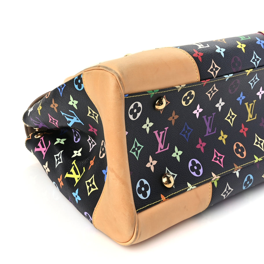 Louis Vuitton Monogram Multicolor Beverly GM Black Image 7