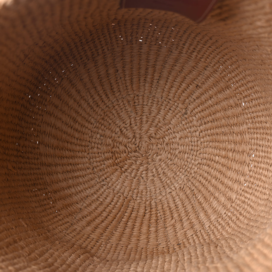 Chloe Raffia Large Woody Tote White Image 4