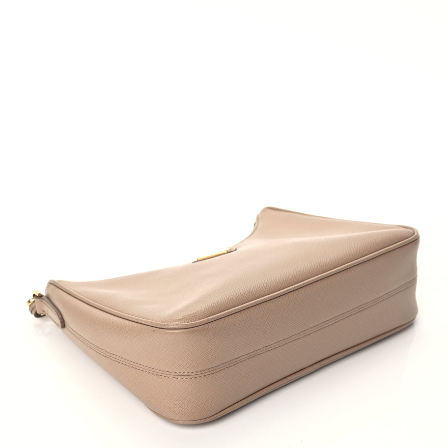 Prada Saffiano Re-Edition 2005 Shoulder Bag Cammeo Beige Image 3