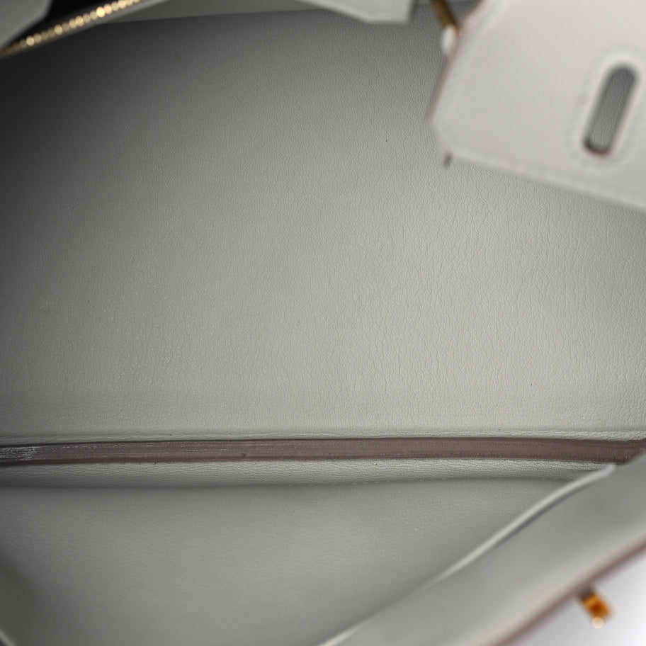 Hermes Swift Birkin 30  Gris Perle Image 4